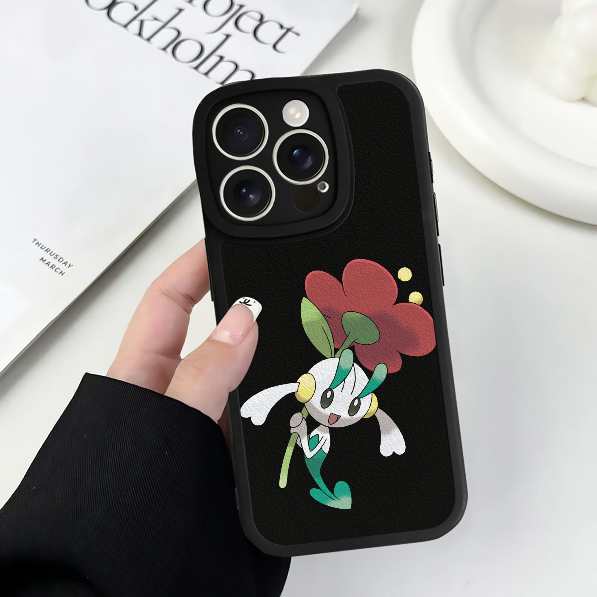 （画像用） ポケットモンスター Pokémon 【iPhone 16シリーズ対応】シリコンスマホケース（レザー調） 材質：シリコン